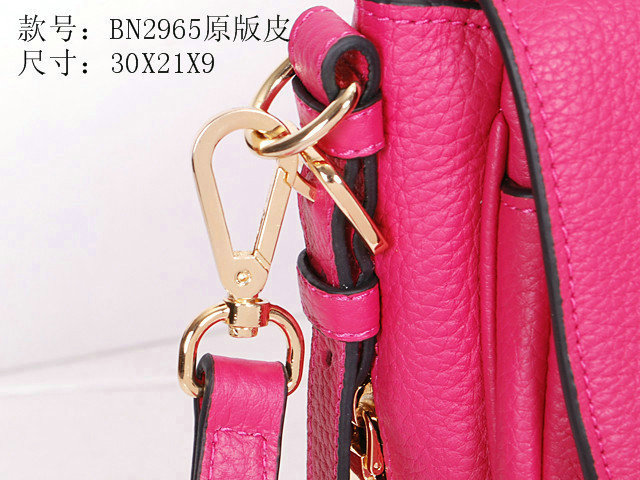 2014 Prada calfskin flap bag BN2965 rosered for sale